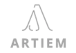 Logotipo de Artiem en gris, simbolizando la identidad corporativa profesional y moderna del grupo hotelero.