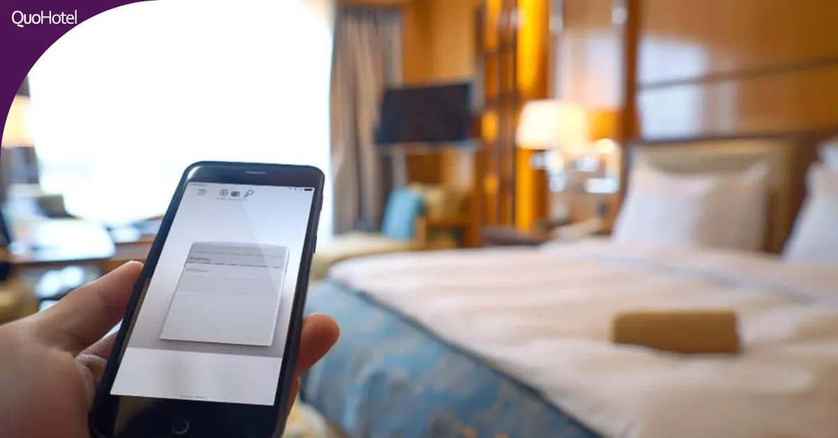 Infografía: QuoHotel impulsa la transformación digital en hoteles, optimizando la gestión y experiencia del cliente en España.