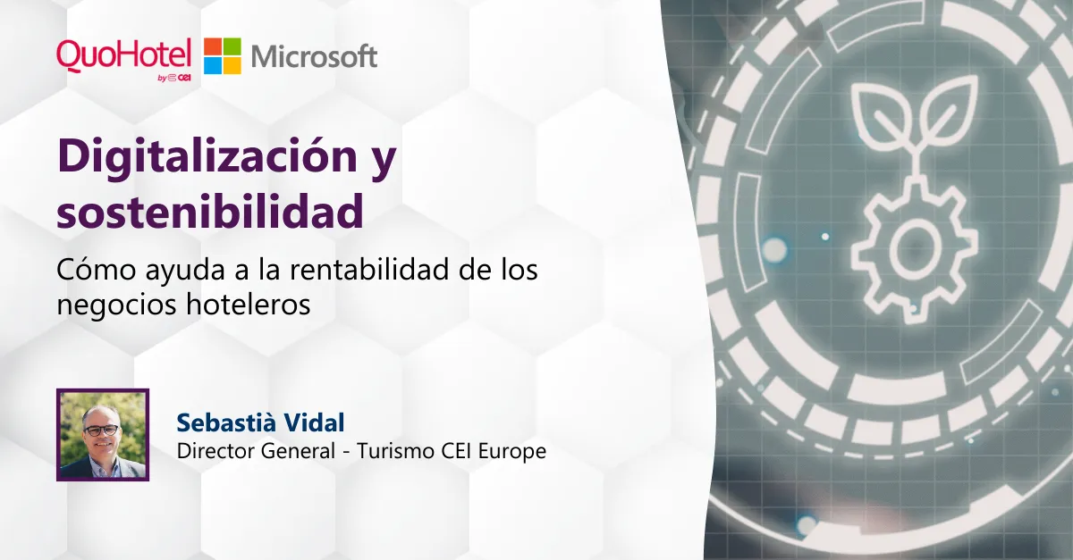 Ilustración que representa la interconexión entre digitalización y sostenibilidad, mostrando cómo la tecnología impulsa un futuro más verde y eficiente.